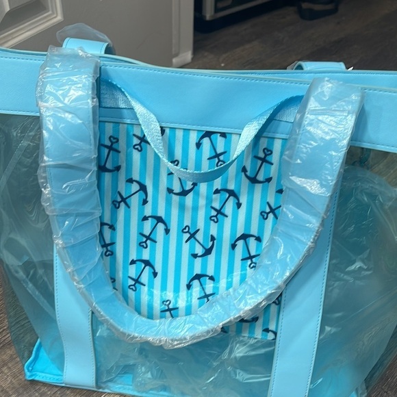 Nobo blue-clear lovely travel bag and glasses case - Picture 2 of 5